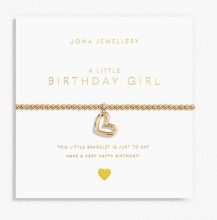 JOMA A LITTLE BIRTHDAY GIRL - GOLD BRACELET 17.5CM