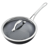 ANOLON X SEARTECH NON STICK WOK WITH LID 25CM