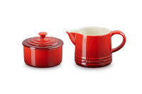 LE CREUSET 300ML MILK & 250ML SUGAR SET