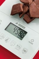 J416 Judge Kitchen 5kg Diet Scale - Display Detail Red-large