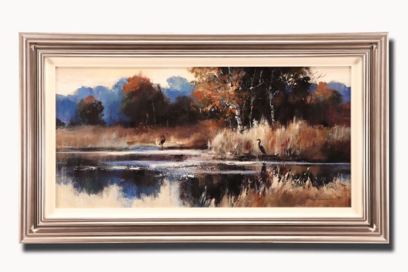 MARSHALL ARTS - HERON LANDSCAPE PICTURE