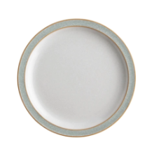 DENBY ELEMENTS LIGHT GREY COUPE DINNER PLATE