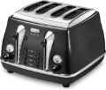 DELONGHI MICALITE ICONA 4 SLICE TOASTER BLACK