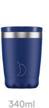 XC10 CHILLY'S 340ML COFFEE CUP MATTE BLUE