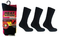 QUEST LADIES THERMAL INSULATED BLACK SOCKS