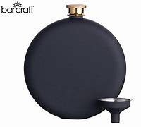 BACRAFT SOFT TOUCH HIP FLASK 350ML S/STEEL