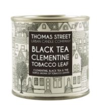 THOMAS ST. BLACK TEA, CLEMANTINE TOBACCO LEAF STANDARD TIN 190G