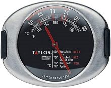 TAYLOR PRO STAINLESS STEEL LEAVE-IN MEAT THERMOMETER